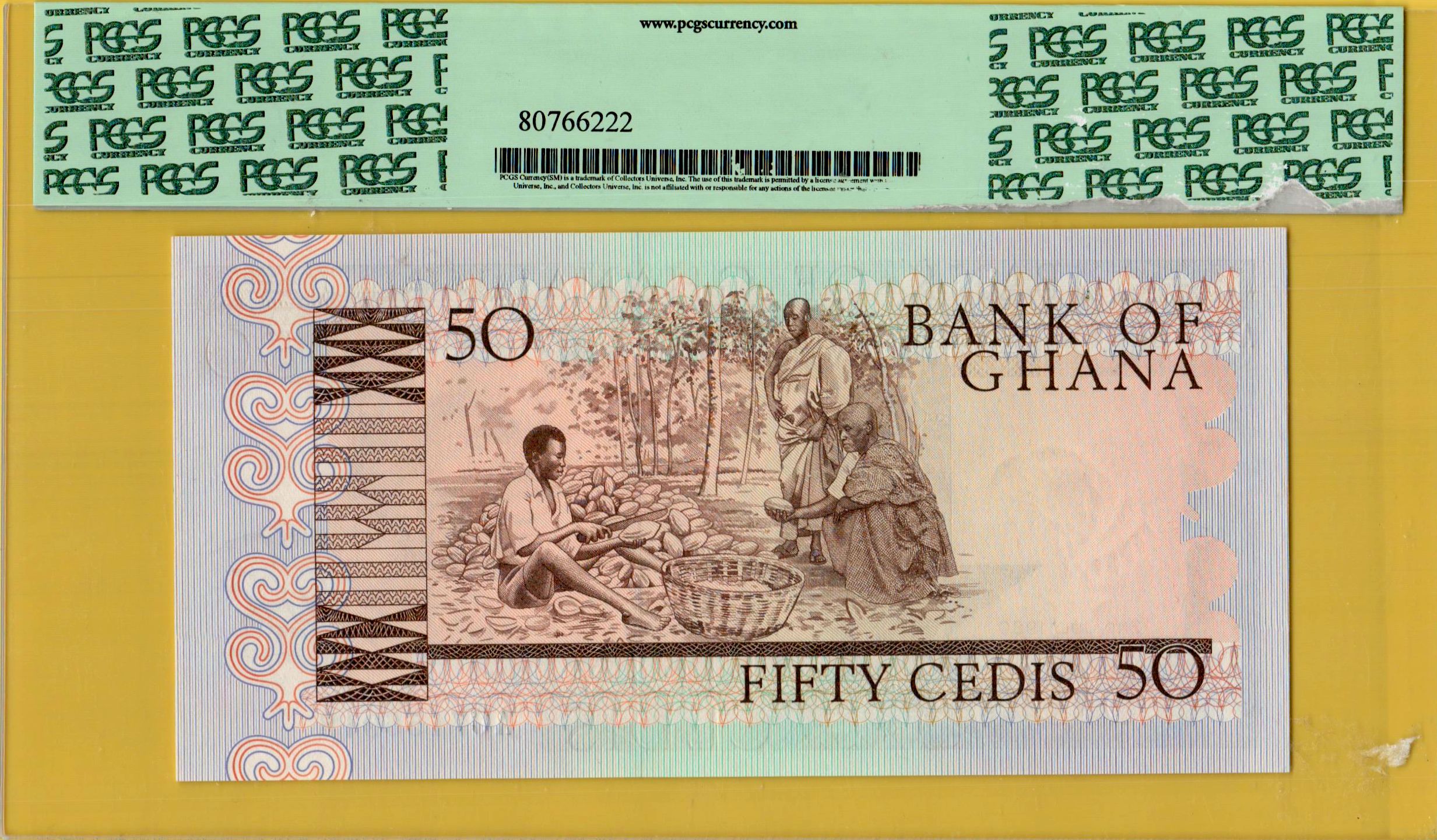 Ghana 50 1980 GEM P-22/b [PCCS PPQ 66]